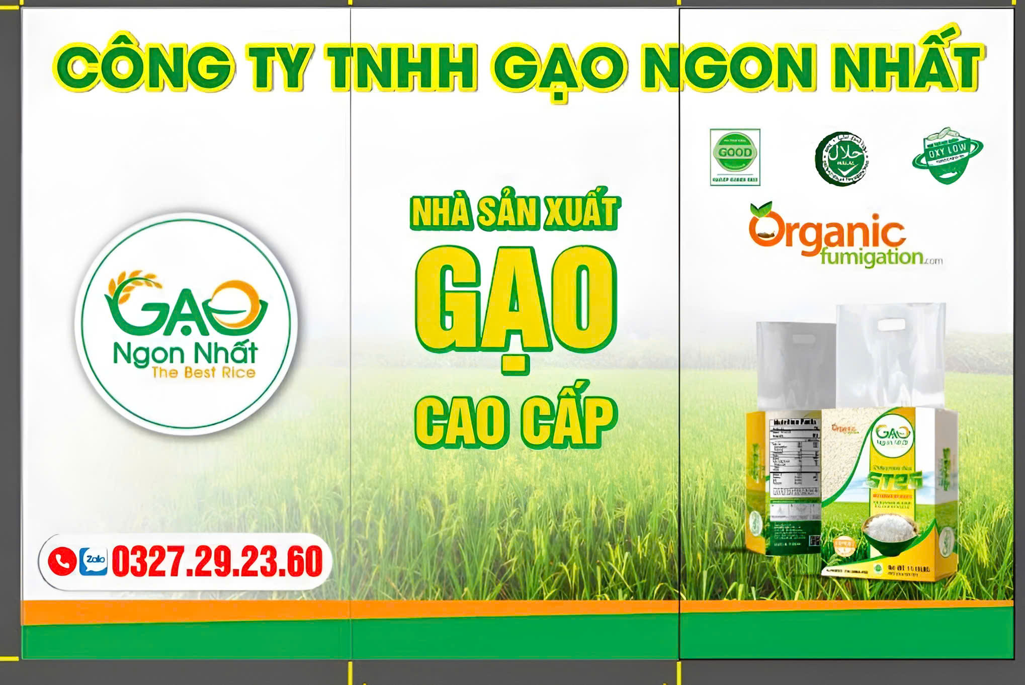 Gạo Ngon Nhất – Gạo Sạch Vì Sức Khỏe & Đại Lý Toàn Quốc