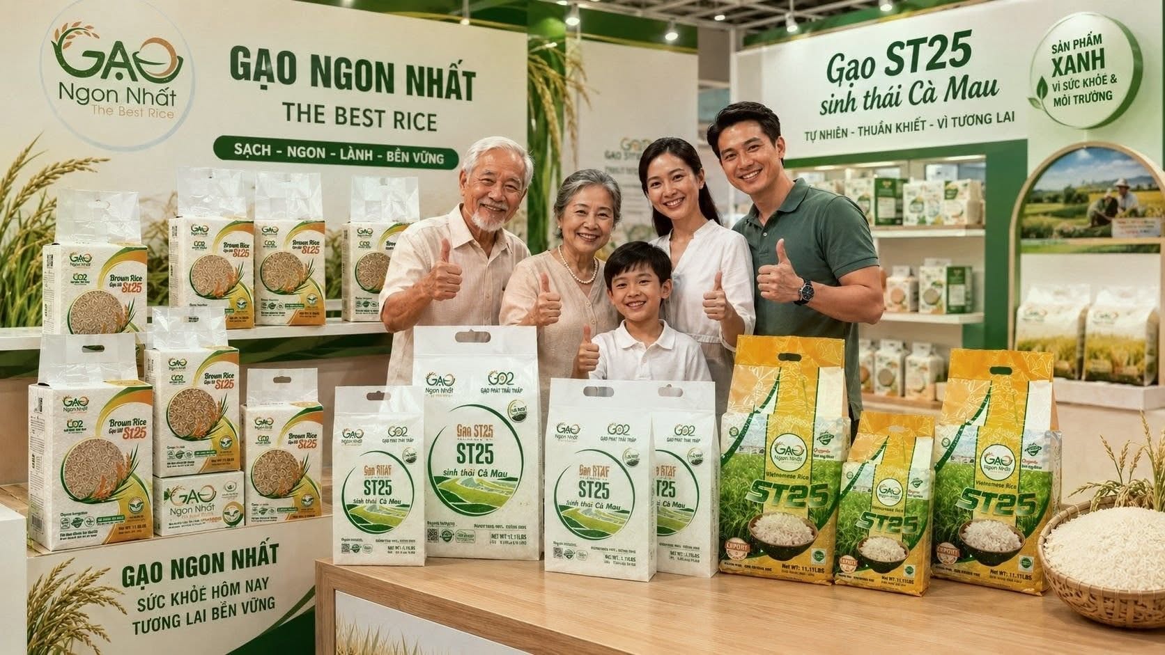 Ăn sạch mỗi ngày cùng gạo ST25 GẠO NGON NHẤT an toàn