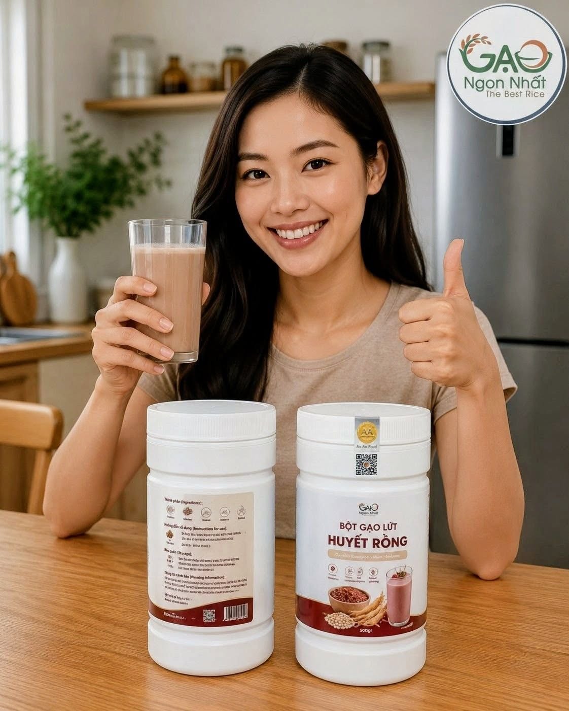 Bột Ngũ Cốc Dinh Dưỡng GẠO NGON NHẤT – Thức uống thay thế bữa ăn tiện lợi