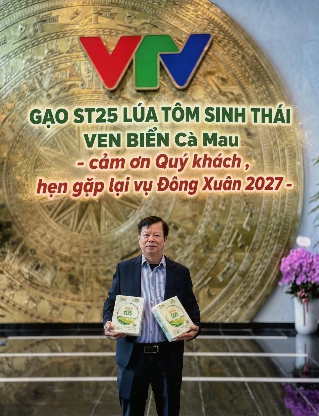 Gạo ST25 sinh thái ven biển Cà Mau chính thức hết hàng