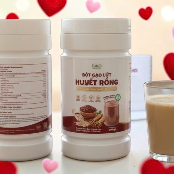 Bột Gạo Lứt Huyết Rồng Yến Mạch Đậu Nành Nhân Sâm