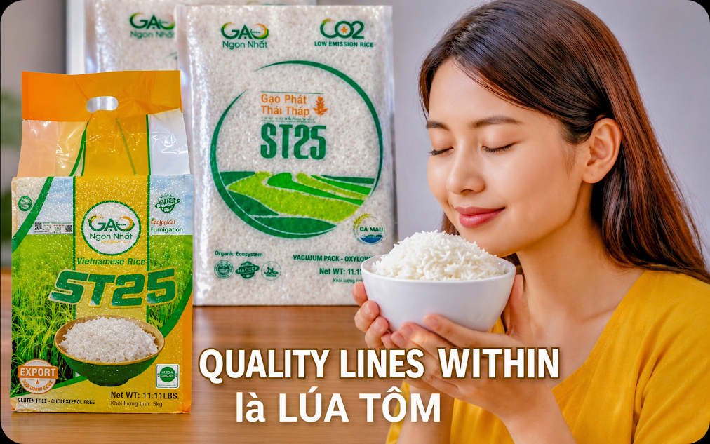 Gạo ST25 Gạo Ngon Nhất – Chúng Tôi Chọn Chất Lượng